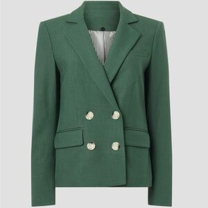 Veronica Beard Kona Sateen Dickey Blazer